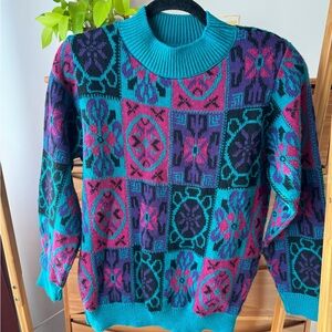 Vintage Alfred Dunner Multicolor Sweater